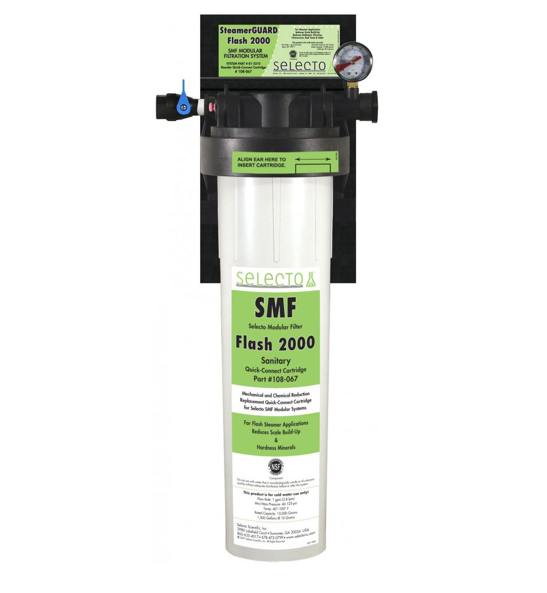 Selecto SMF SteamerGuard Flash2000 Filtration System